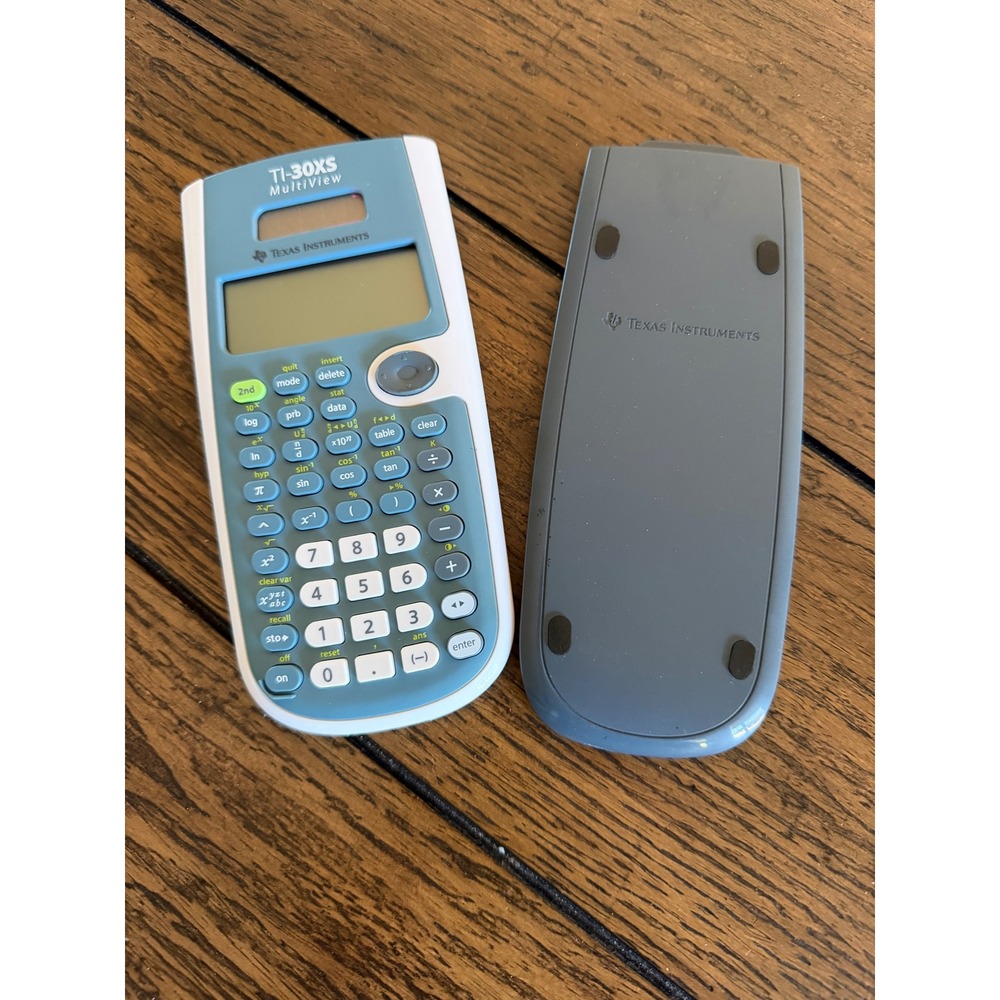 Texas Instruments TI-30XS MultiView Scientific Calculator Blue White